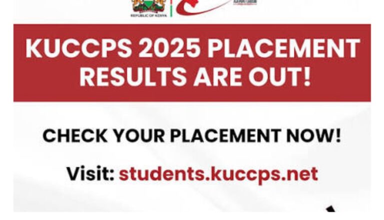 KUCCPS releases 2025 KCSE University and TVET placement results; How to check
