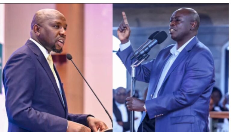 DCP Leader Rigathi Gachagua dared Interior Cabinet Secretary Kipchumba Murkomen to make good on his threat to tame him.
