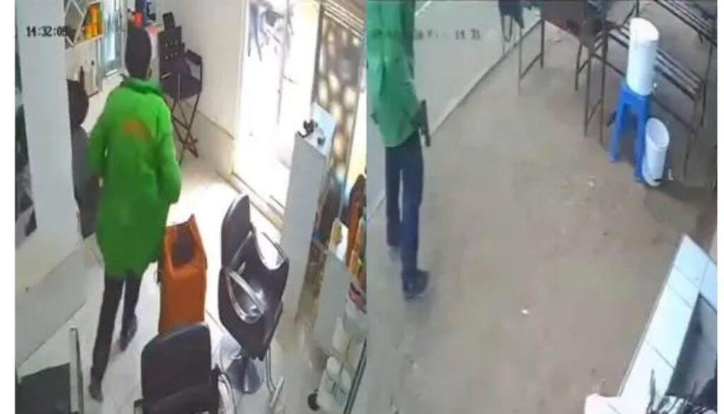 A newly surfaced CCTV recording has captured the terrifying moments an armed attacker stormed a salon in Ruaka, Kiambu County