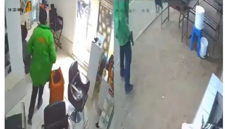 A newly surfaced CCTV recording has captured the terrifying moments an armed attacker stormed a salon in Ruaka, Kiambu County