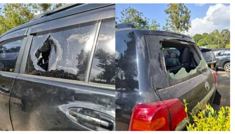 Police have denied reports that Murang'a Governor Irungu Kangata's driver was shot during the Linda Mwananchi rally in Nyahururu on Sunday