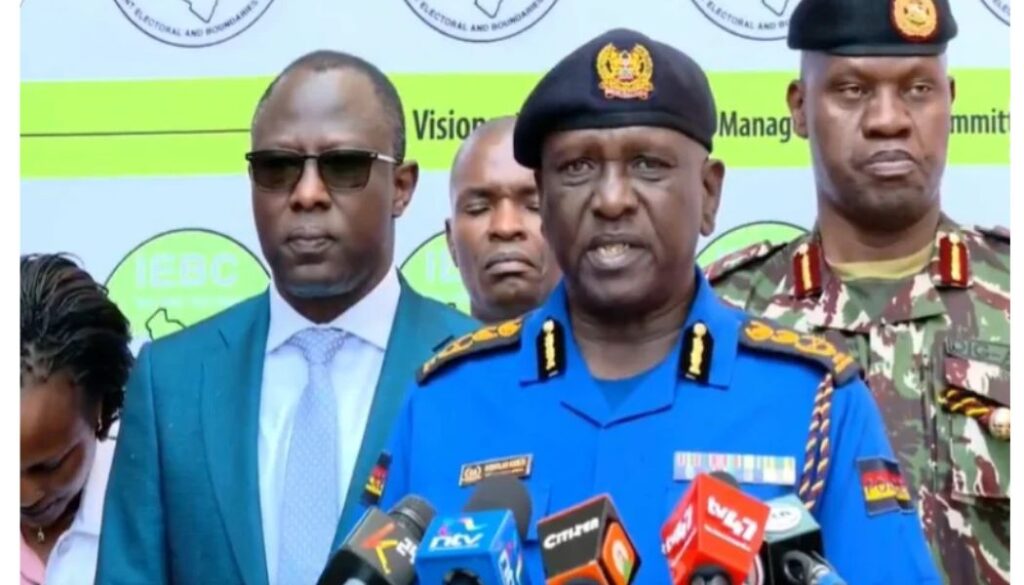 Douglas Kanja, has confirmed the deployment of more than 1,000 police officers in Ol Kalou ahead of the by-election. 