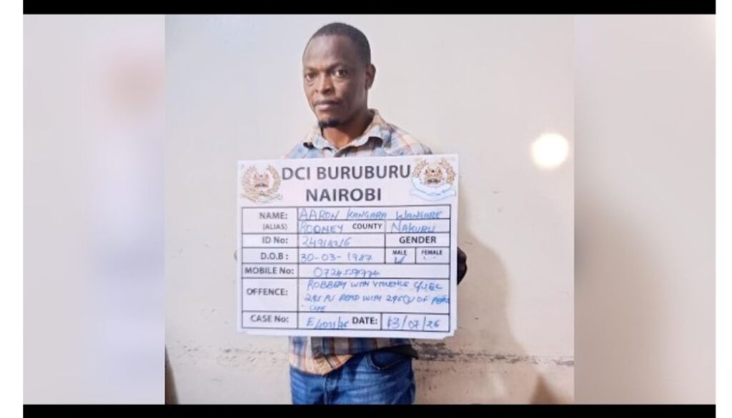 Viwandani Ward Member of County Assembly (MCA) Aaron Kang'ara has been arrested for his alleged involvement in a robbery