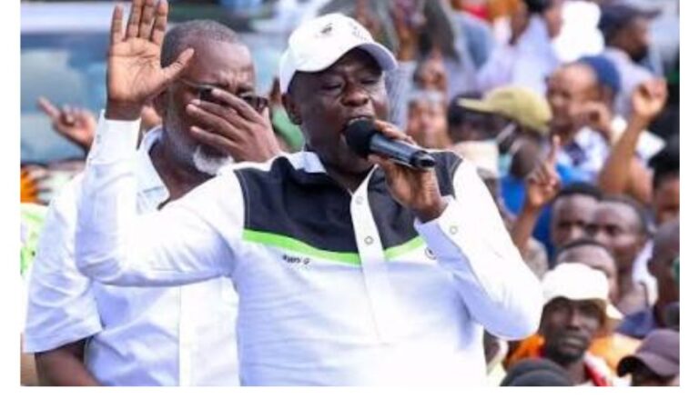 Gachagua offered to buy Igembe Central Parliamentary Aspirant Misheck Mutethia Kavesti a brand new motorcycle. 