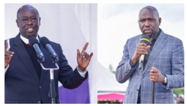 Murkomen calls out Gachagua for claiming he knew contents of Ruto's address
