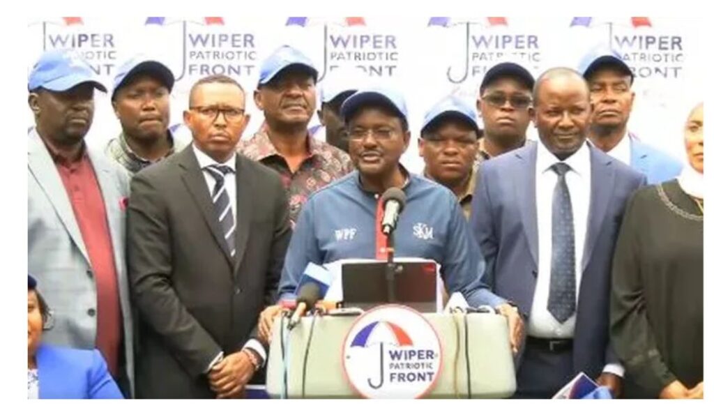 Wiper appoints Mohamed Ali as deputy party leader, Jamleck Kamau as party chairman