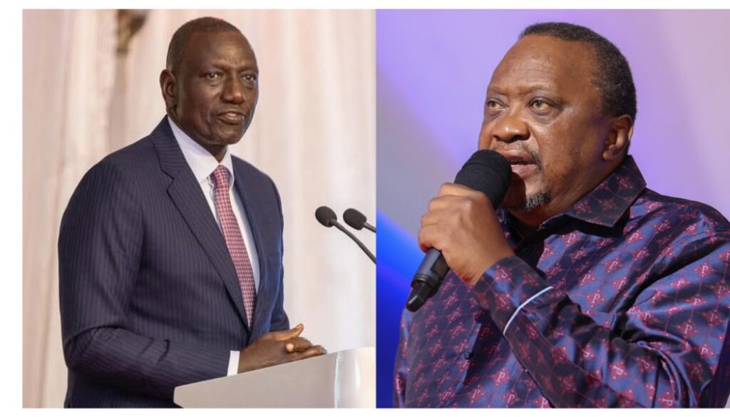 The Jubilee Party has fired back at President Ruto after he accused retired President Uhuru Kenyatta of funding opposition candidates