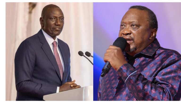 The Jubilee Party has fired back at President Ruto after he accused retired President Uhuru Kenyatta of funding opposition candidates