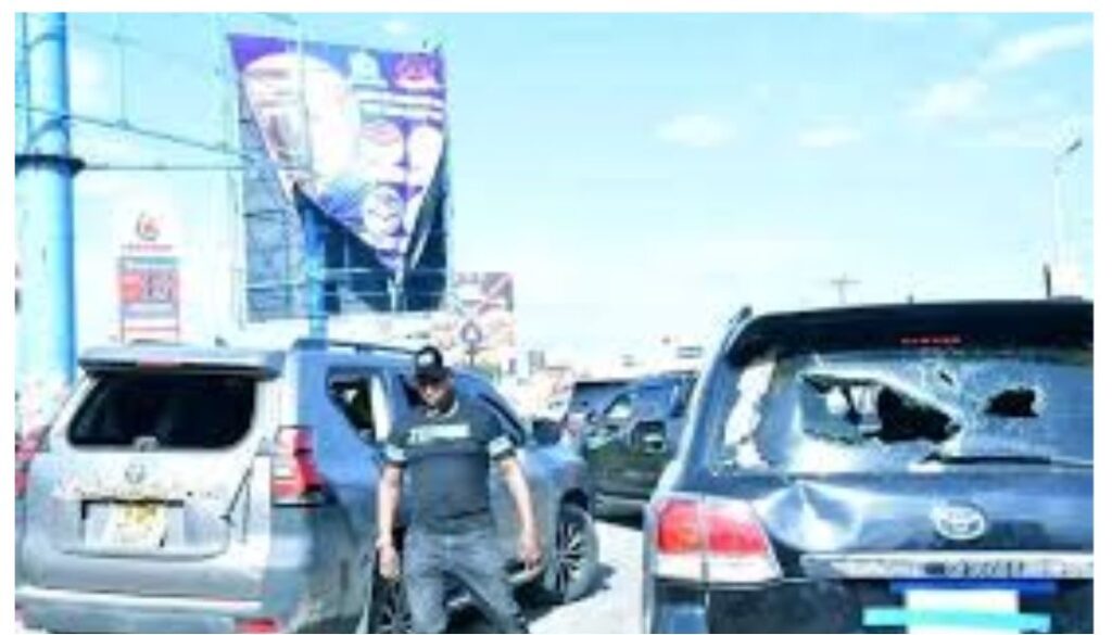 Gachagua's convoy attacked in Nakuru