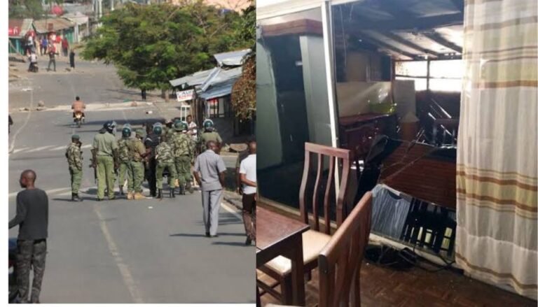 Goons raid hotel in Homa Bay ahead of Linda Mwananchi rally