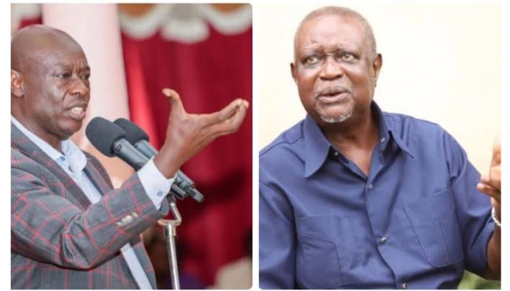Former Deputy President Rigathi Gachagua has escalated his criticism of Orange Democratic Movement (ODM) leader Oburu Oginga