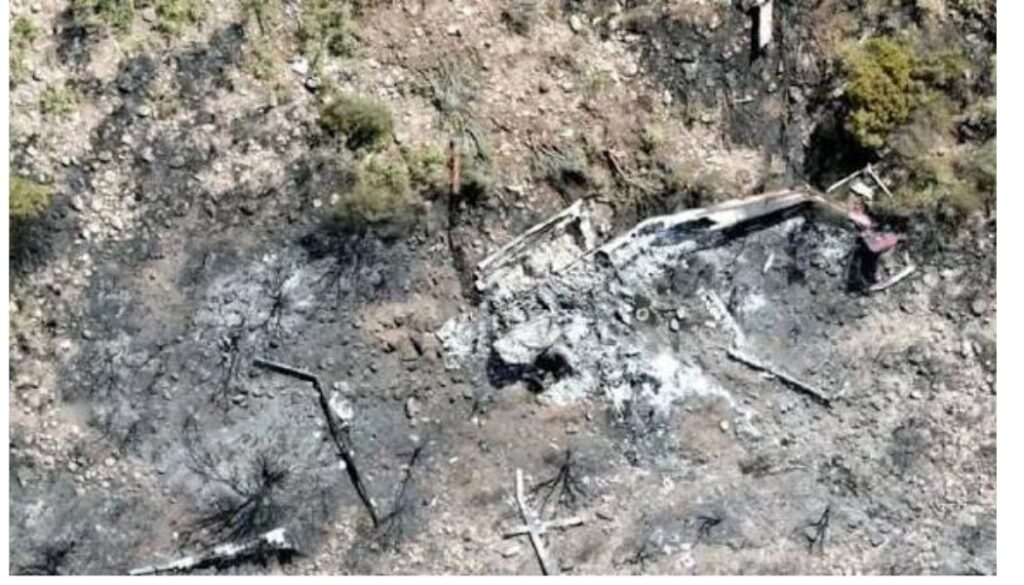 A helicopter has reportedly crashed near Kirish, close to Mt. Ololokwe in Samburu County, Kenya.