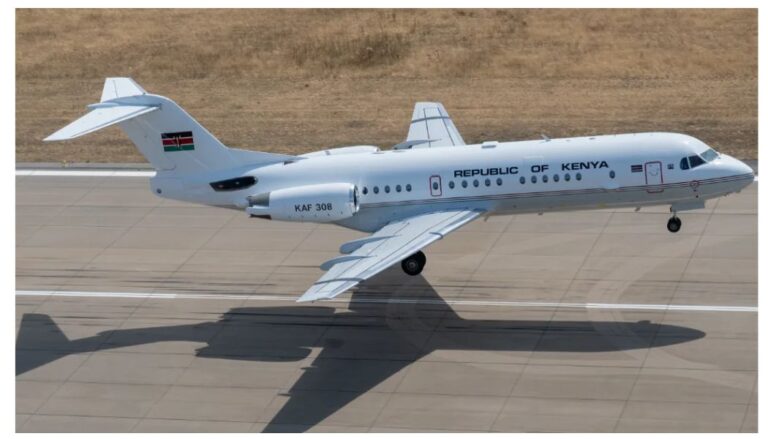 Kenya’s presidential jet completes year-long overhaul in Netherlands