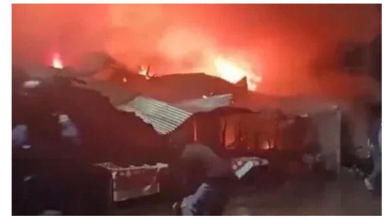 Several residents in Marurui in Nairobi County are counting losses after a fire gutted their homes on the morning of Sunday, August 23.