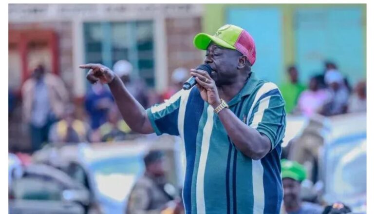 Gachagua on Wednesday, August 26, mocked President William Ruto over the fracas witnessed during his tour of Narok County.