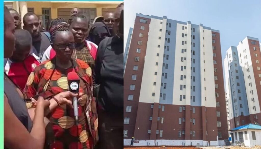 Mukuru residents protest after Affordable Housing units they paid for were allocated to others