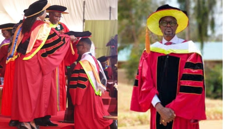 MP Didmus Barasa graduates with PhD from Murang'a University