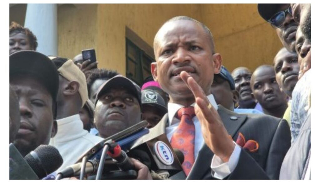 Babu Owino alleges existence of moles in Linda Mwananchi