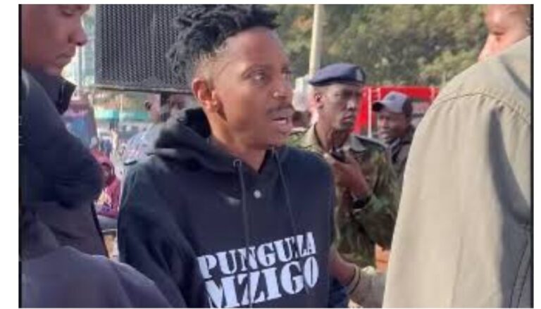 Eric Omondi arrested while collecting signatures to reduce counties from 47 to 8