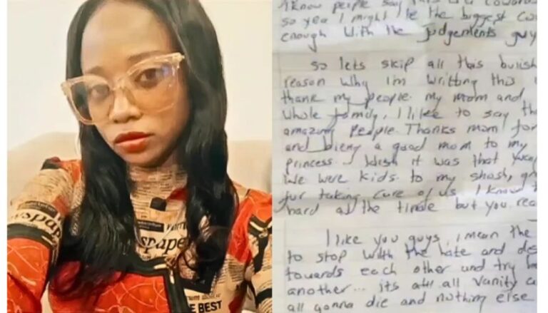 Details of a suicide note left by a woman found dead in Lavington nearly a month after she was last seen