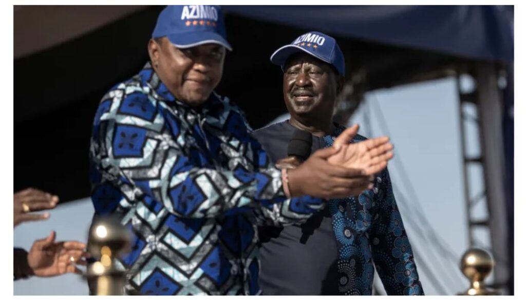 Former President Uhuru Kenyatta has claimed that former Prime Minister Raila Odinga won the 2022 presidential election.