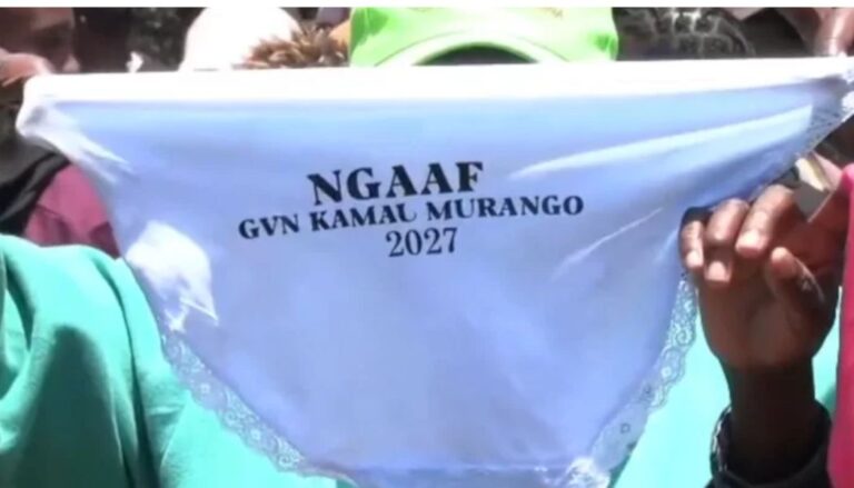 Uproar in Kirinyaga after women receive underwear branded with Senator's name