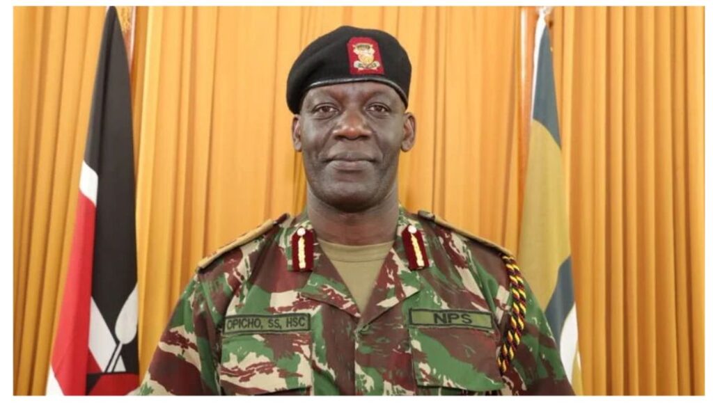 Senior Assistant Inspector-General of Police Lazarus Opicho dies