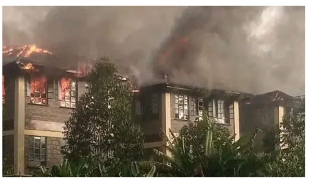 Fire breaks out at Tengecha Boys High School in Kericho