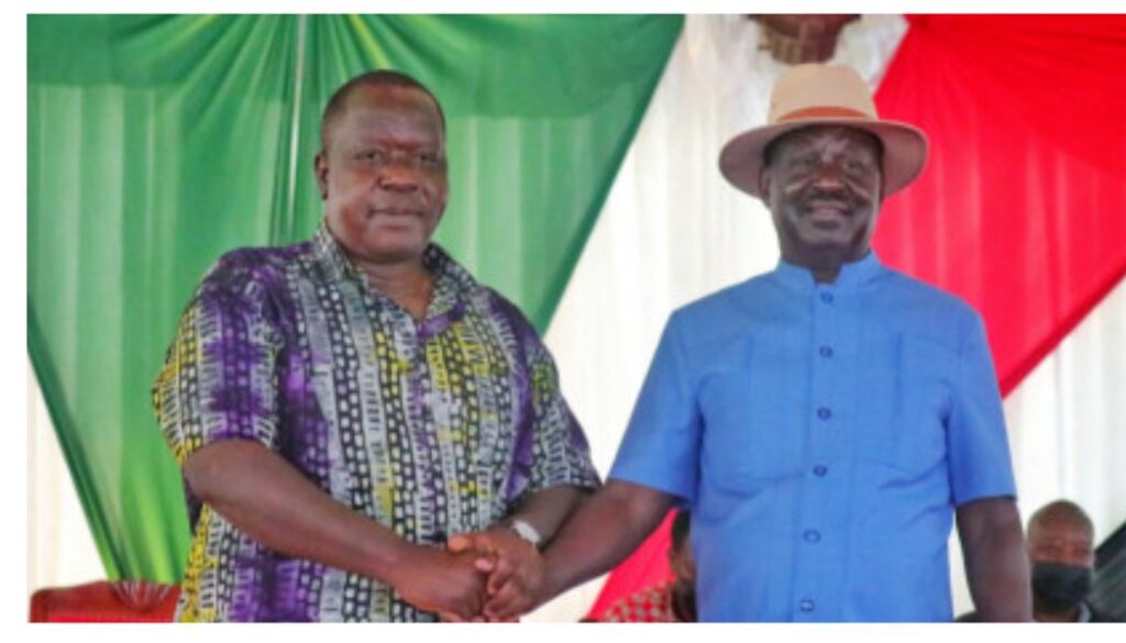 Raila Odinga won the 2022 election with 53.6%; Matiang’i reveals