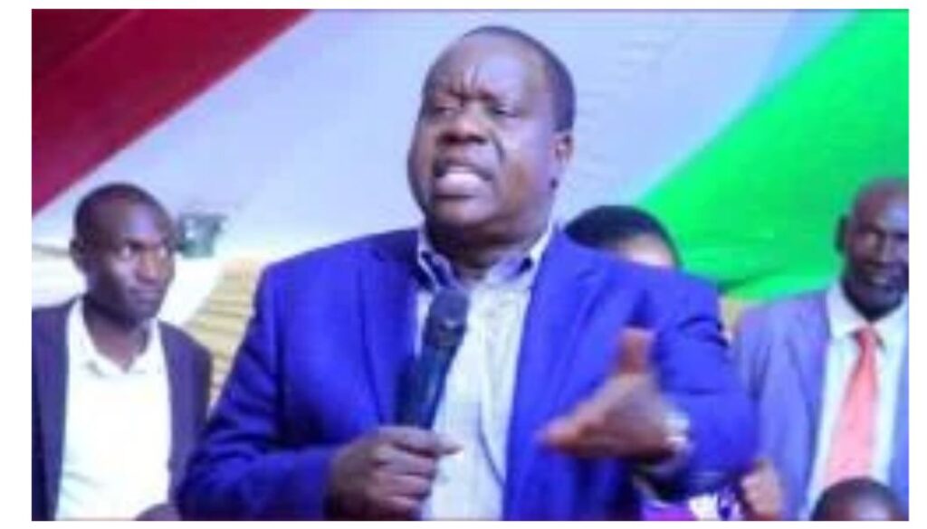 Fred Matiang'i lectures youth heckling at a church service in Nairobi