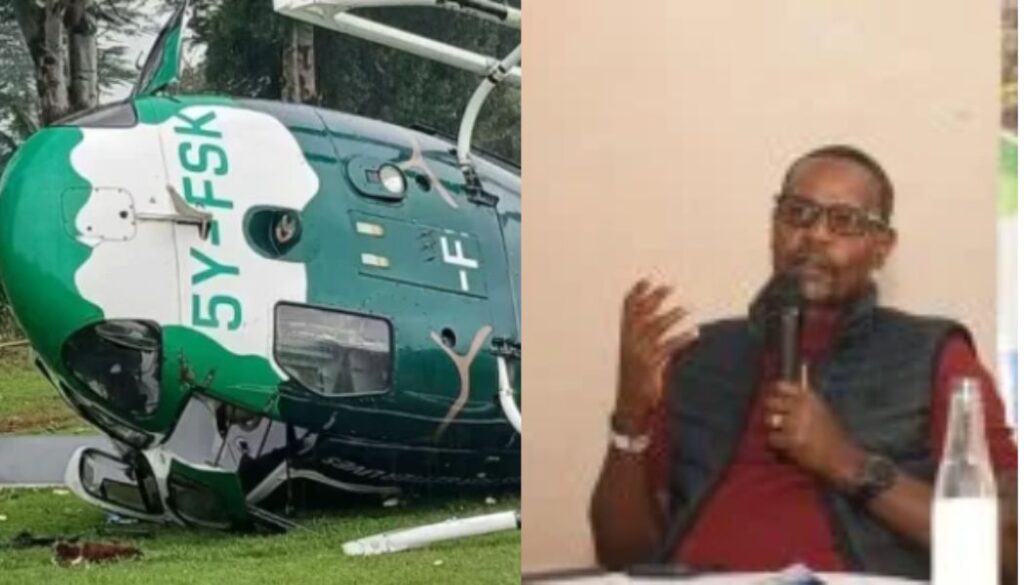 Ruto's PS Festus Ng’eno breaks silence after surviving Kericho helicopter crash
