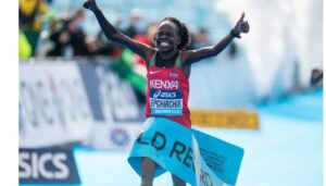 World Marathon Champion Peres Jepchirchir suspended by AIU