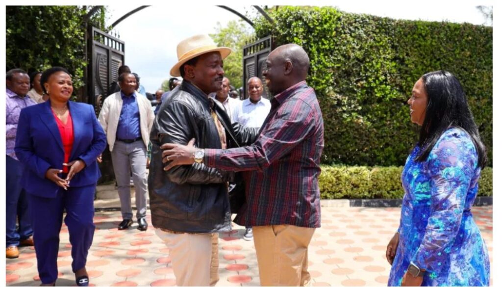 Gachagua hosts Kalonzo and Wiper delegation in Wamunyoro