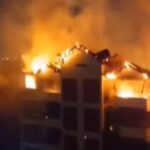 Early morning fire engulfs multi-storey apartment building in Ongata Rongai