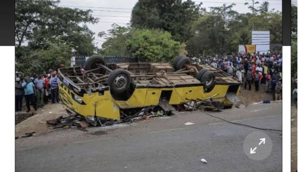 60-passenger bus carrying mourners involved in an accident at Sachangwan