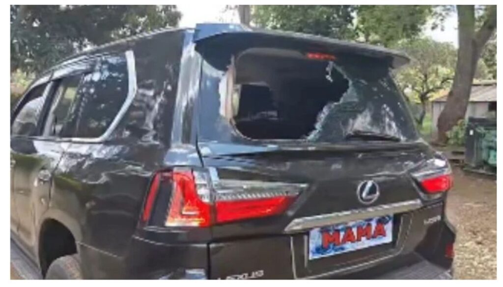 Kawira Mwangaza’s car stoned and damage during Mashujaa Day in Meru