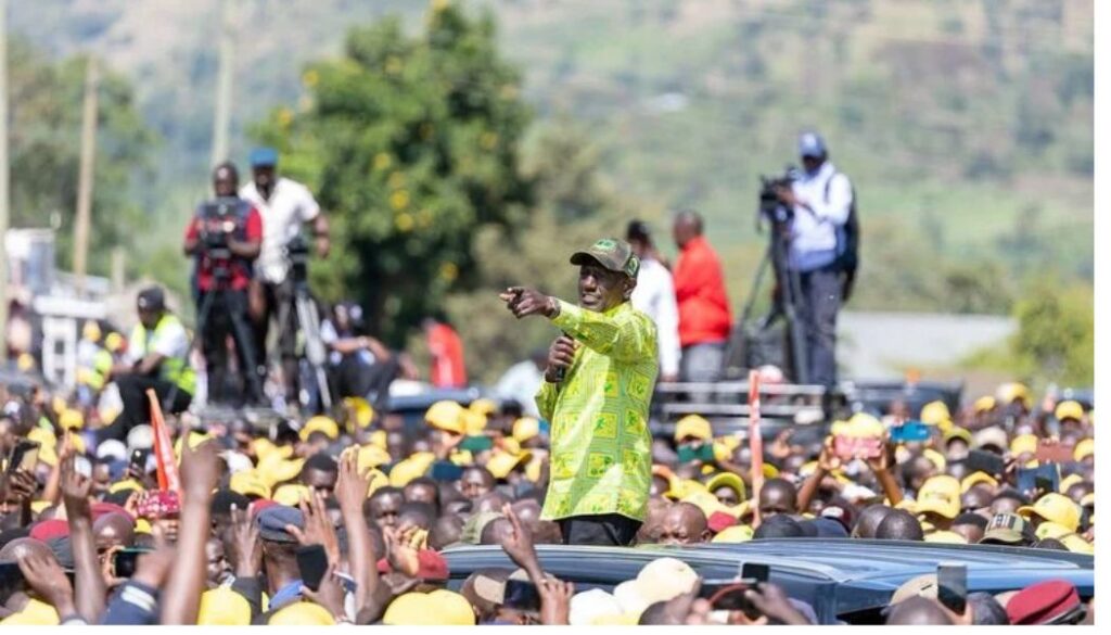 President William Ruto is scheduled to tour Machakos, Makueni and Kitui counties from Saturday, October 24, to Monday, October 26.